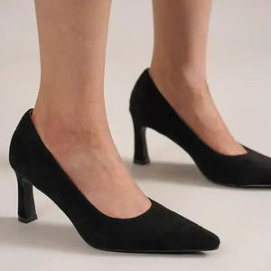 Beast Fashion Faux Suede Point Toe Pumps Trendsi