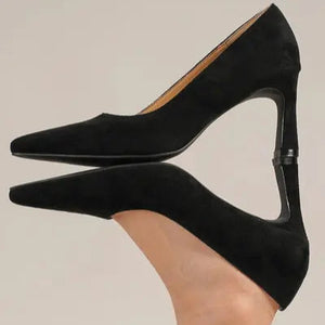 Beast Fashion Faux Suede Point Toe Pumps Trendsi