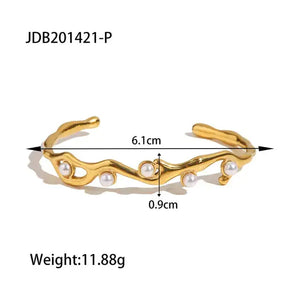 Bodega | Waterproof 18k Gold Plated Stainless Steel Bracelets Beauty Prologue