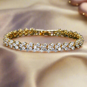 Central | Premium Luxury Crystal Tennis Bracelet Beauty Prologue