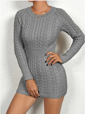 Cozy | Patterned Women's Knit Body Dress Beauty Prologue