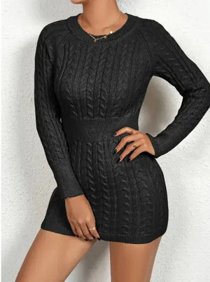 Cozy | Patterned Women's Knit Body Dress Beauty Prologue