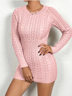 Cozy | Patterned Women's Knit Body Dress Beauty Prologue