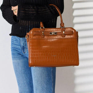 David Jones Texture PU Leather Handbag Trendsi