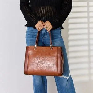 David Jones Texture PU Leather Handbag Trendsi