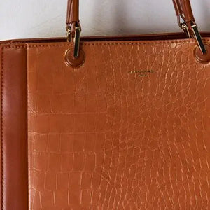 David Jones Texture PU Leather Handbag Trendsi