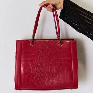 David Jones Texture PU Leather Handbag Trendsi