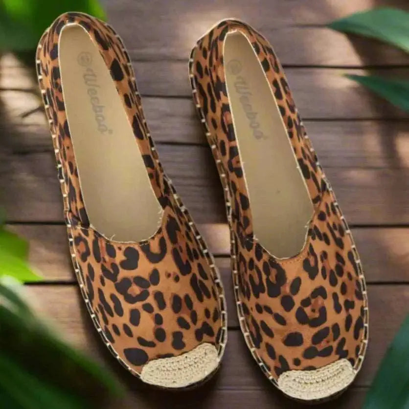 Desert Island | Sexy Leopard Espadrille Shoes Beauty Prologue