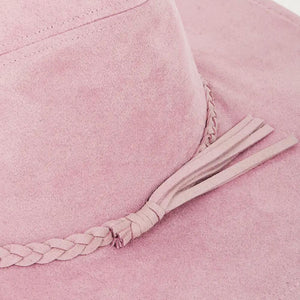 Fame Braided Faux Suede Hat Trendsi