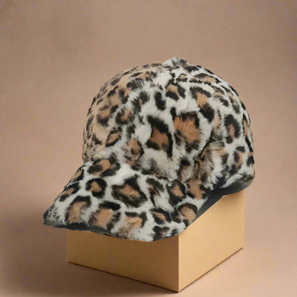 Fuzzy Acrylic Baseball Cap Trendsi