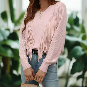 Howdy | Women's Tassels Autumn Sweaters Beauty Prologue