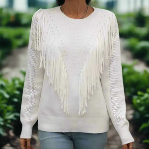 Howdy | Women's Tassels Autumn Sweaters Beauty Prologue