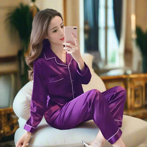 Indulge | Premium Women Silk Satin Pajamas Beauty Prologue