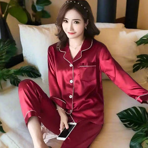 Indulge | Premium Women Silk Satin Pajamas Beauty Prologue