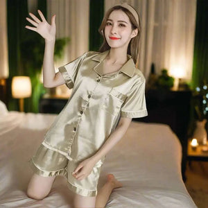 Indulge | Premium Women Silk Satin Pajamas Beauty Prologue