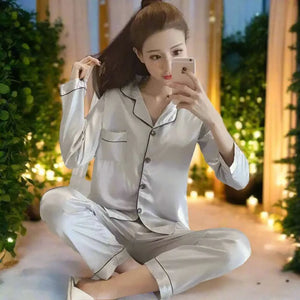 Indulge | Premium Women Silk Satin Pajamas Beauty Prologue