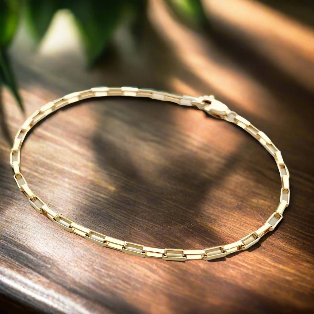 Intuit | 14K Gold Filled Chain Bracelet Handmade Jewelry Beauty Prologue