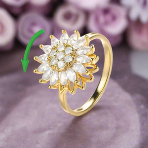 Mirage | Crystal Sunflower Rings For Women Beauty Prologue