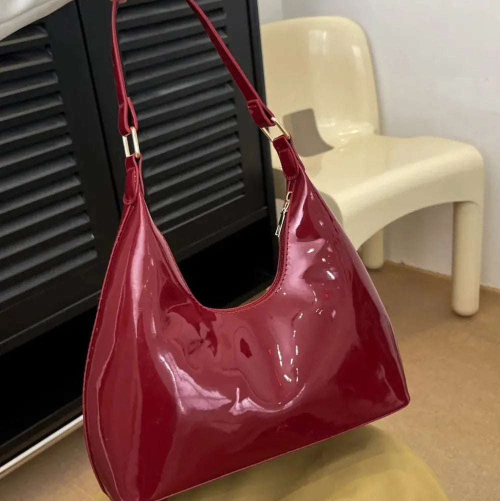 Mirror Surface Shoulder Bag Trendsi