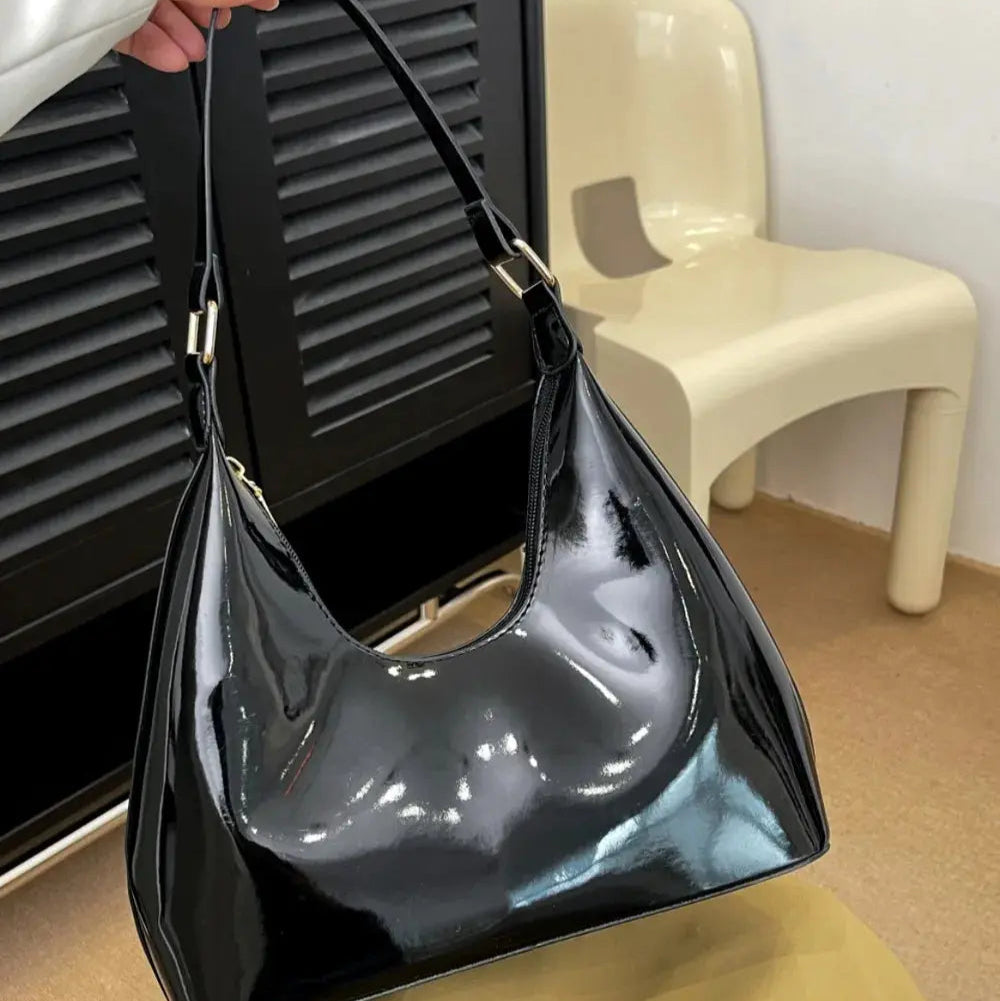 Mirror Surface Shoulder Bag Trendsi