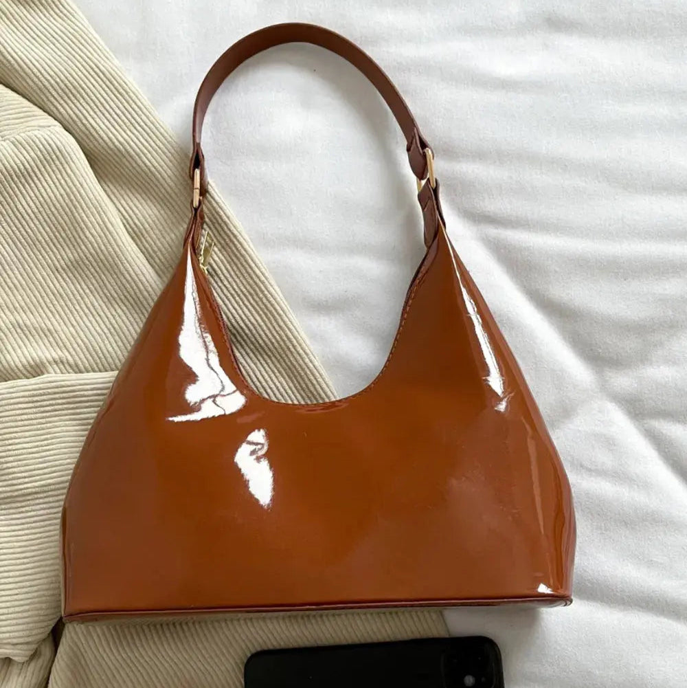 Mirror Surface Shoulder Bag Trendsi