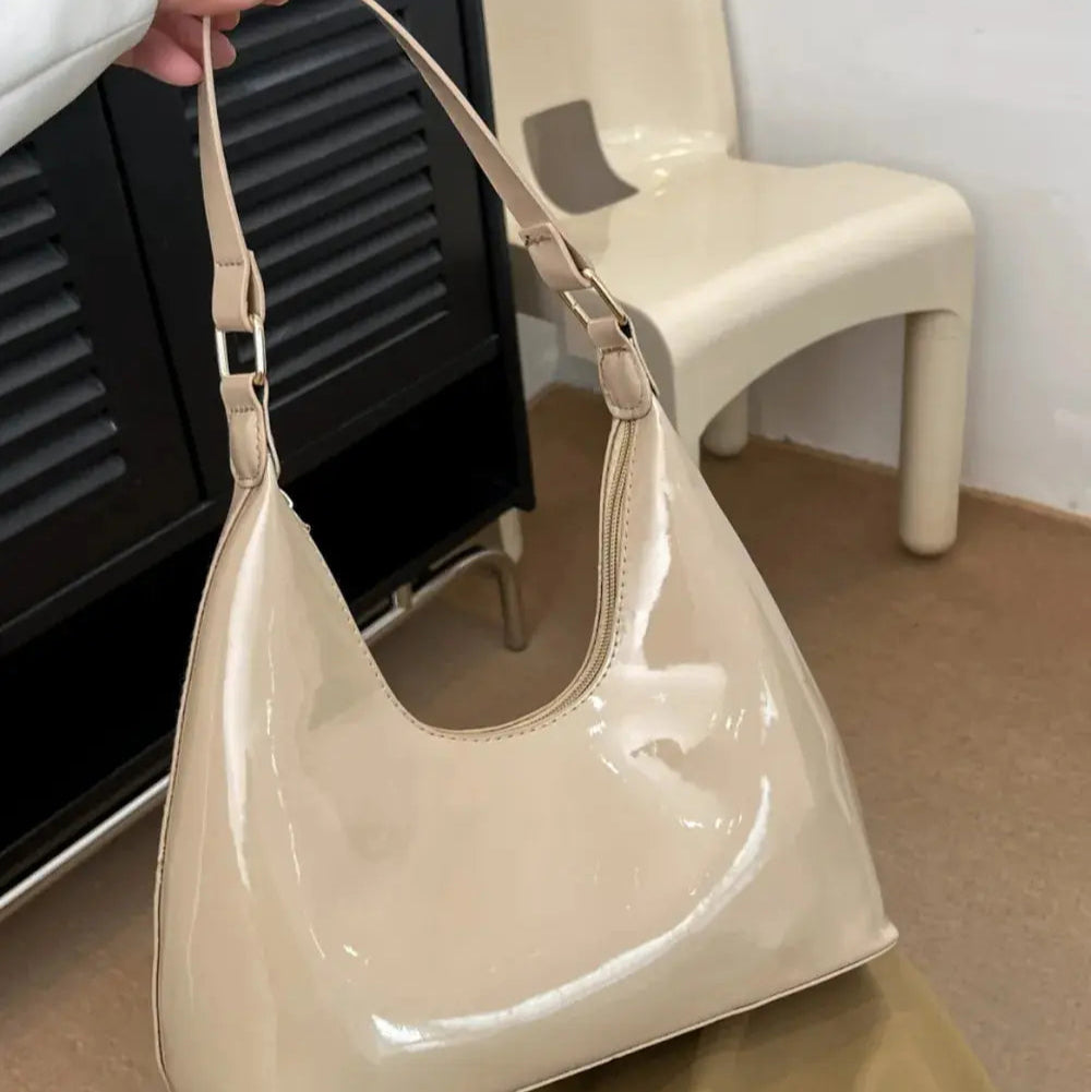 Mirror Surface Shoulder Bag Trendsi