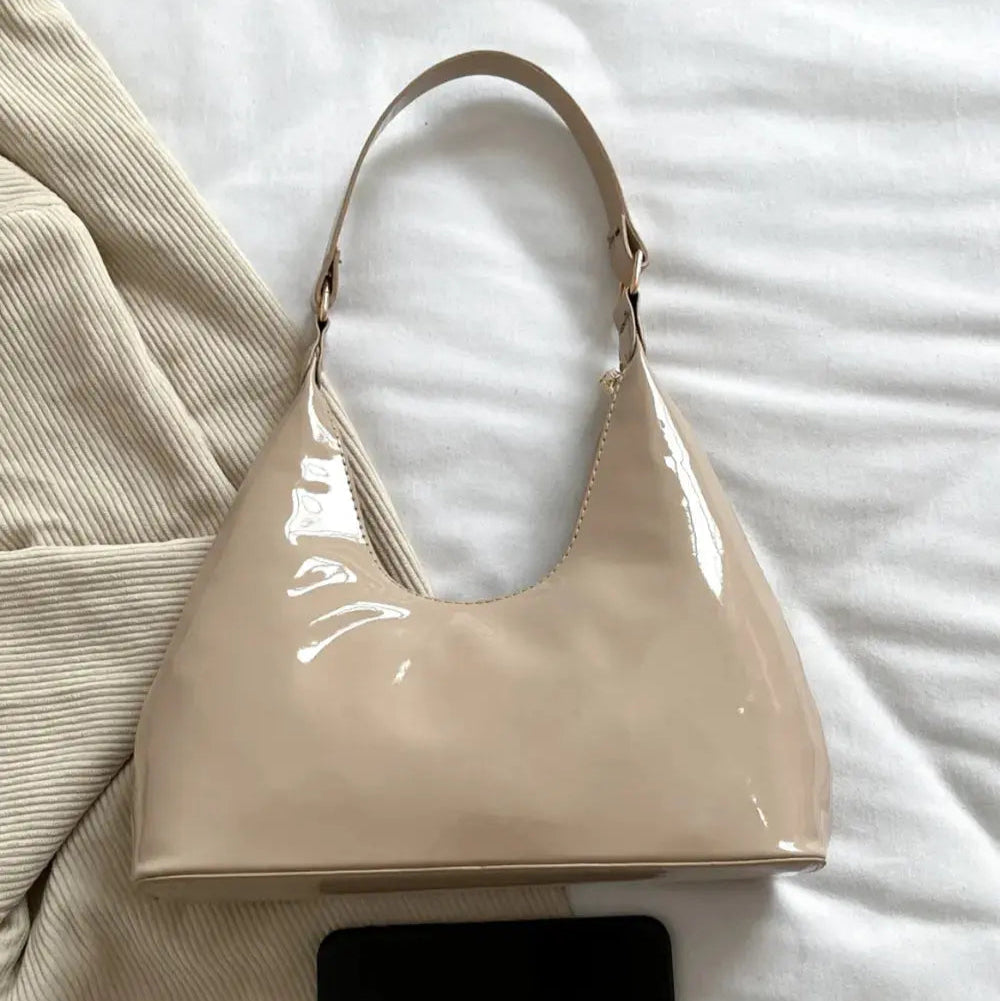 Mirror Surface Shoulder Bag Trendsi
