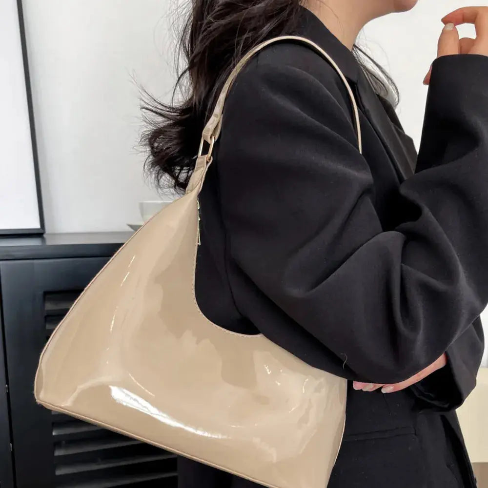 Mirror Surface Shoulder Bag Trendsi