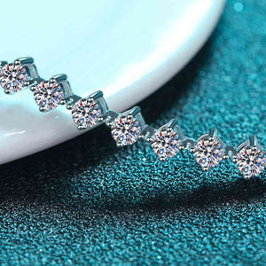 Moissanite 925 Sterling Silver Bracelet Trendsi