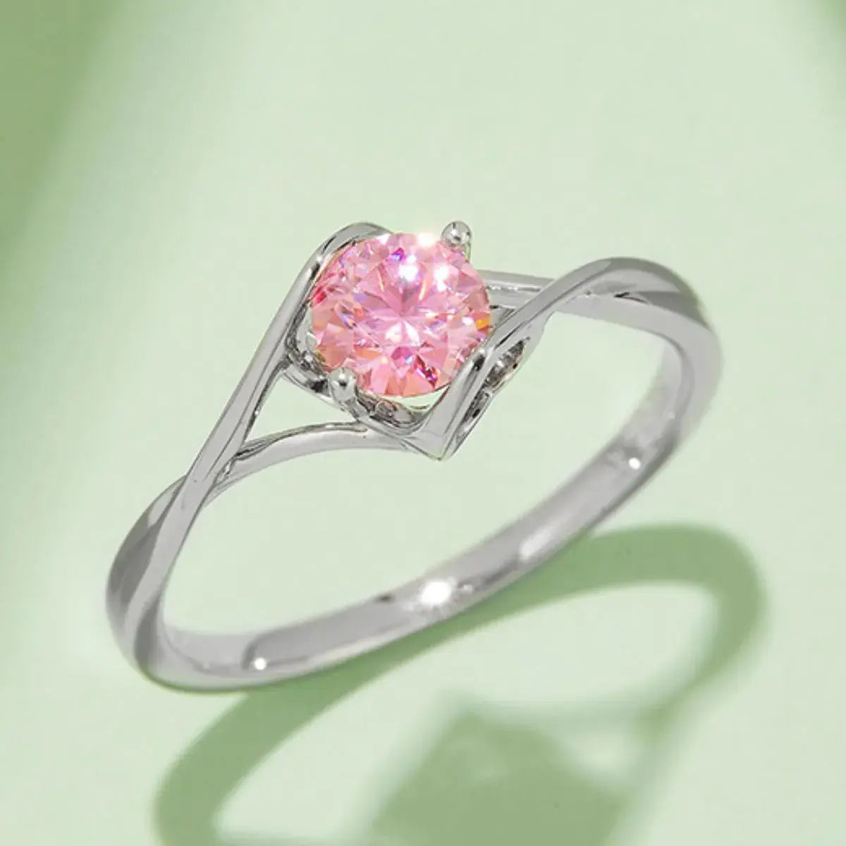 Moissanite 925 Sterling Silver Ring Trendsi