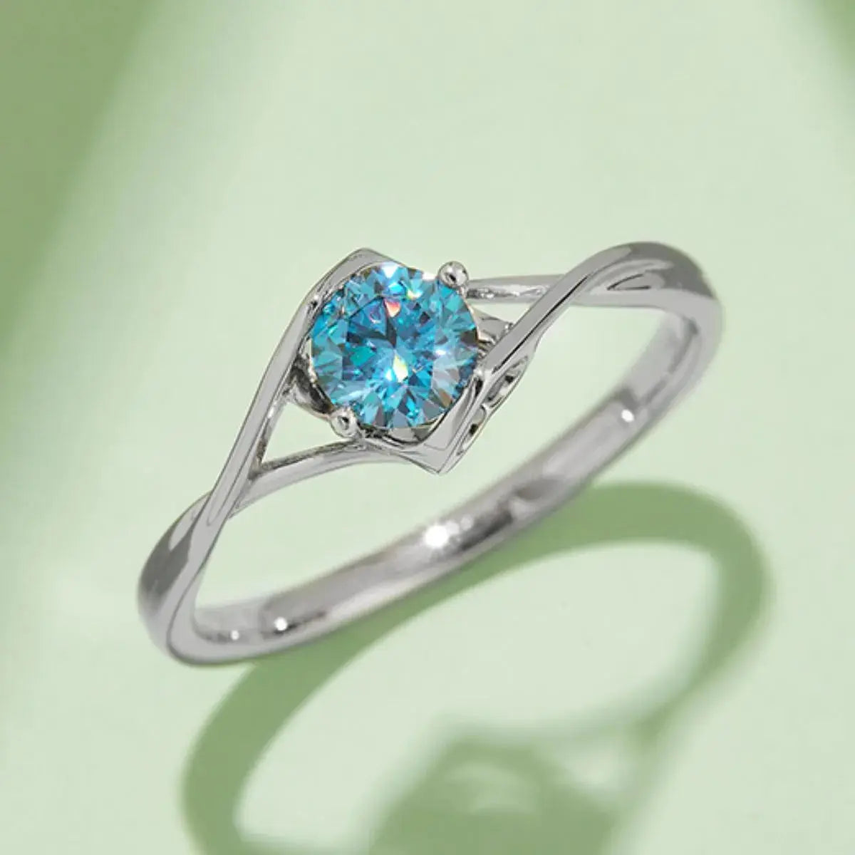 Moissanite 925 Sterling Silver Ring Trendsi
