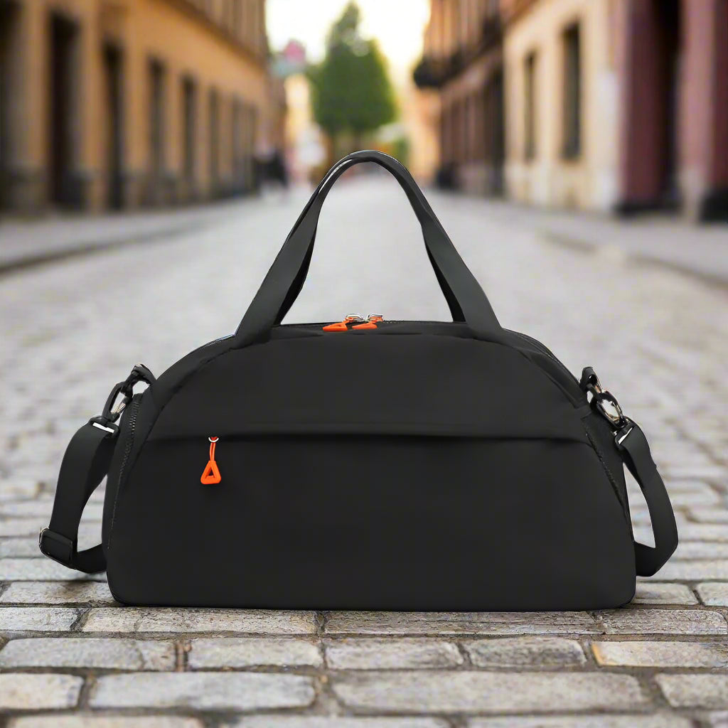 Nylon Solid Travel Bag Trendsi