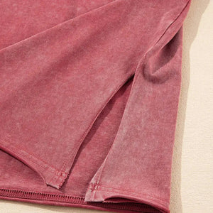 One Shoulder Half Sleeve Oversized Tunic T Shirt Trendsi