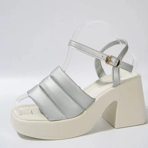 Open Toe Block Heels Sandals Trendsi