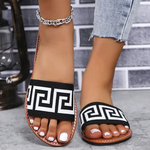 Open Toe Flats Sandals Trendsi