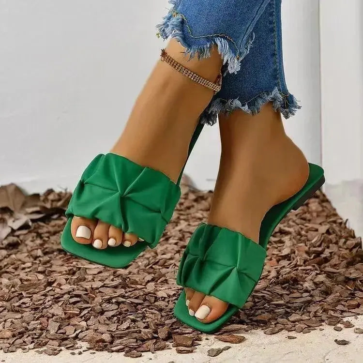 Open Toe Flats Sandals Trendsi