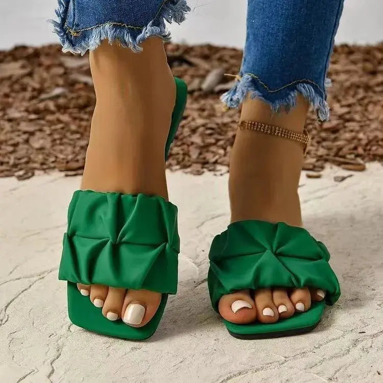 Open Toe Flats Sandals Trendsi