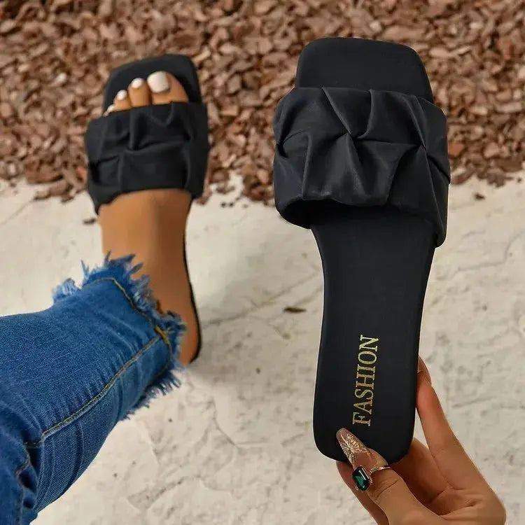 Open Toe Flats Sandals Trendsi
