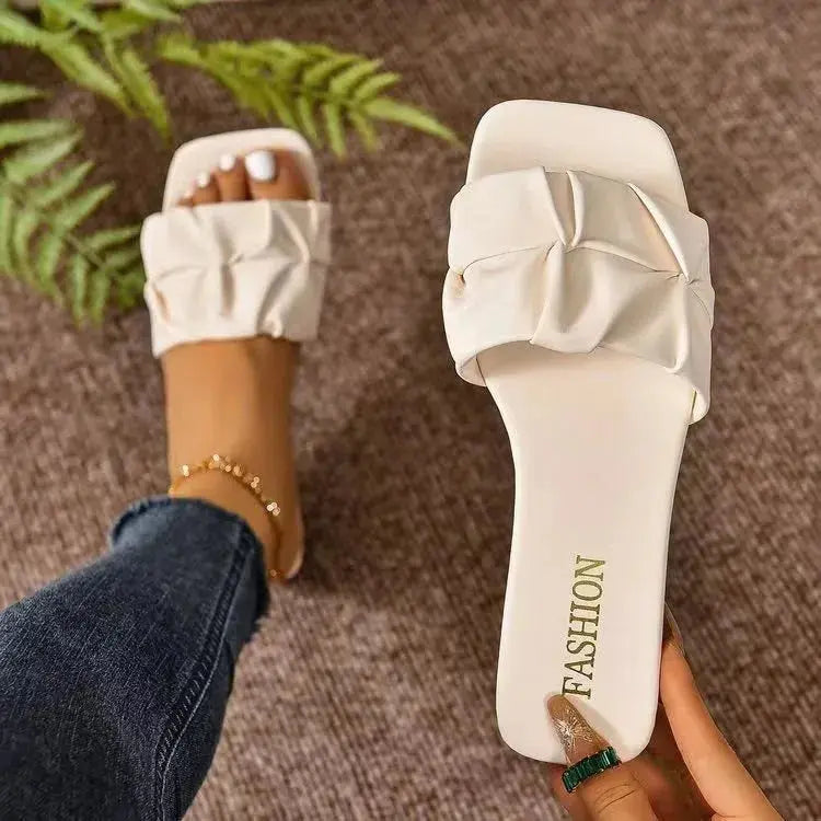 Open Toe Flats Sandals Trendsi