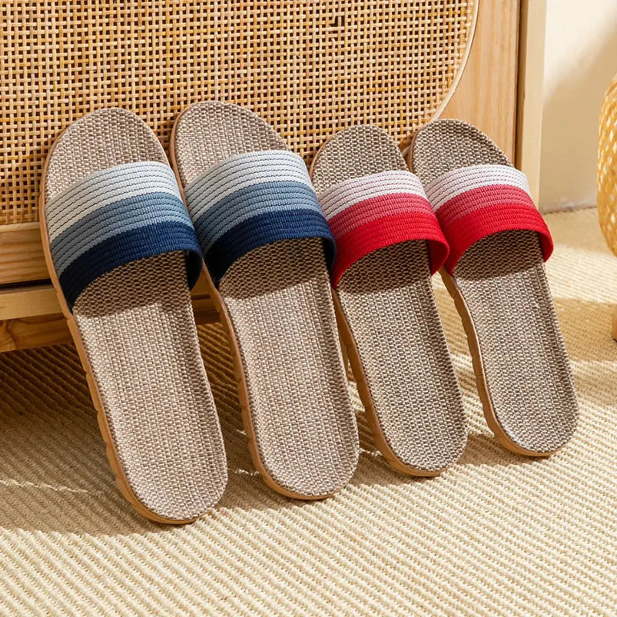 Open Toe Flats Slippers Trendsi