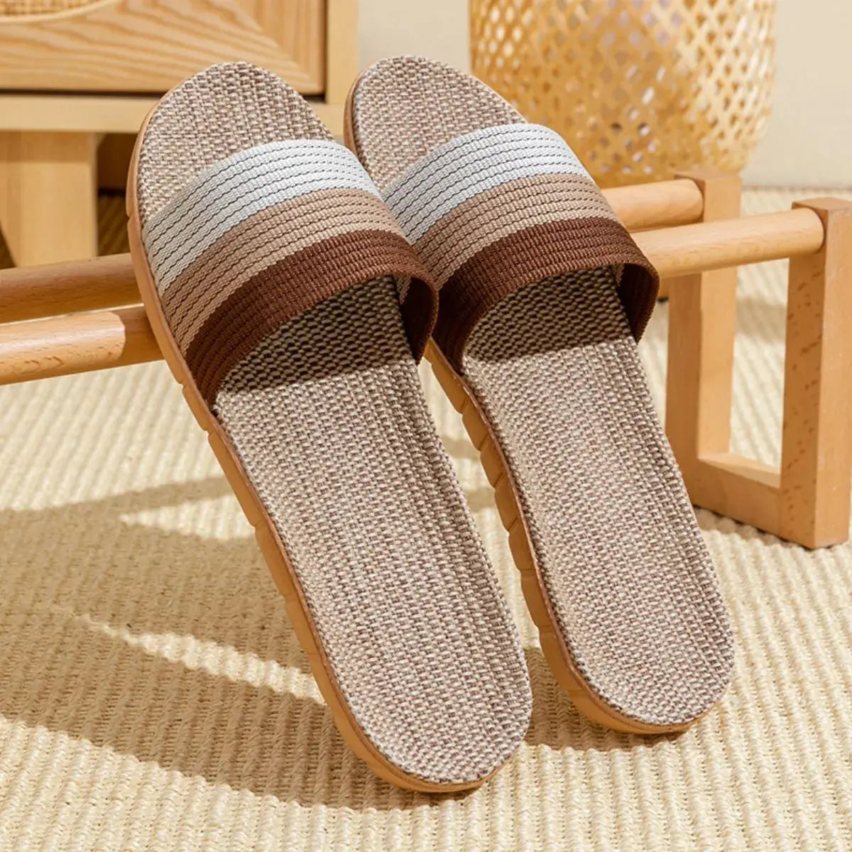 Open Toe Flats Slippers Trendsi