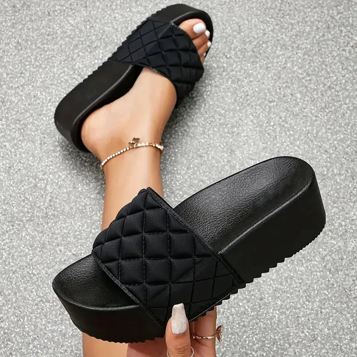 Open Toe Platform Sandals Trendsi