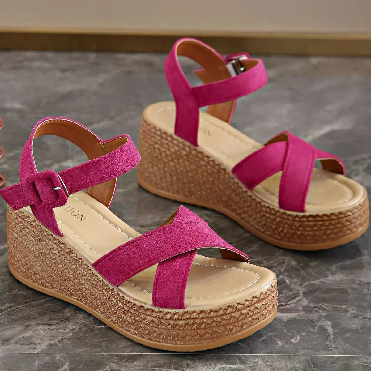 Open Toe Platform Sandals Trendsi