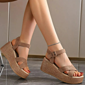 Open Toe Platform Sandals Trendsi