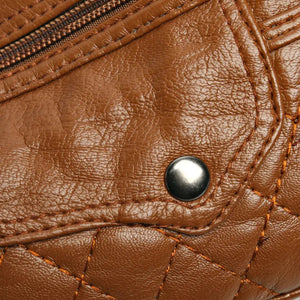 PU Leather Multi Pockets Adjustable Strap Shoulder Bag Trendsi