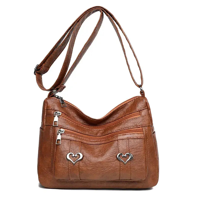 PU Leather Multi-Pockets Crossbody Bag Trendsi