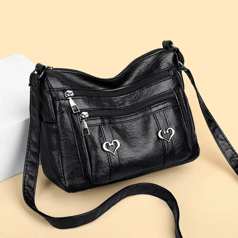 PU Leather Multi-Pockets Crossbody Bag Trendsi