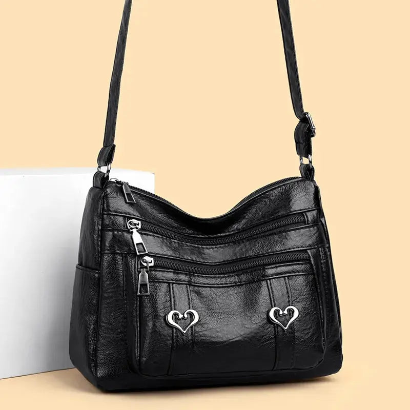 PU Leather Multi-Pockets Crossbody Bag Trendsi