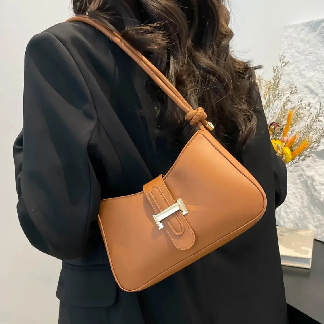 PU Leather Shoulder Bag Trendsi