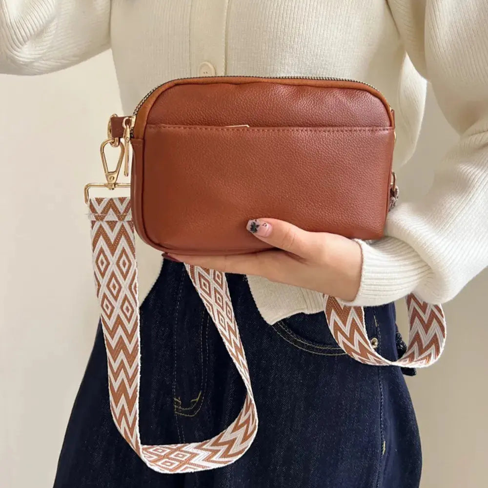 PU Leather Single Strap Crossbody Bag Trendsi
